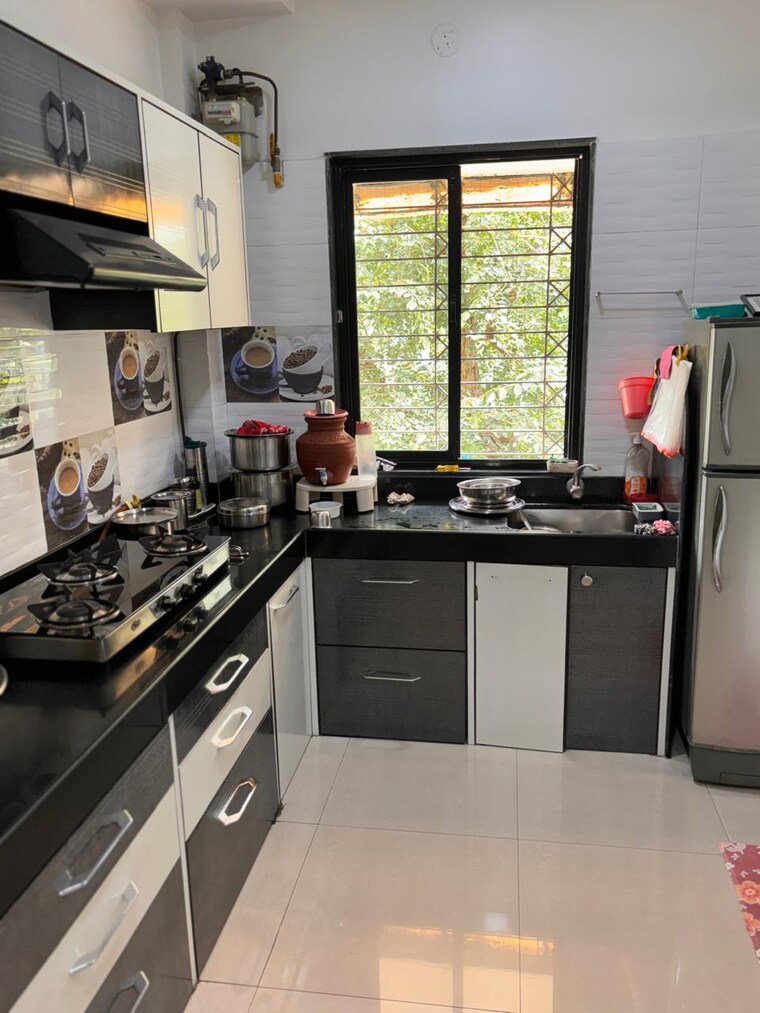 Kitchen, noori-baug-chs 1 Bedroom 500 Sq.Ft. Apartment In Ganeshwadi Thane 9553849