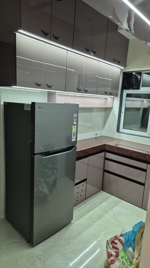 Kitchen in 1 BHK Apartment at Shree Krushna Tower, Mulund West – for Sale