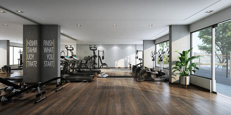 Gym, matigara 3 Bedroom 1189 Sq.Ft. Apartment In Matigara Siliguri 9553965