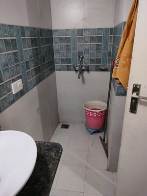 Bathroom in 3 BHK Apartment at Sushma Joynest ZRK, Ghazipur – for Rent