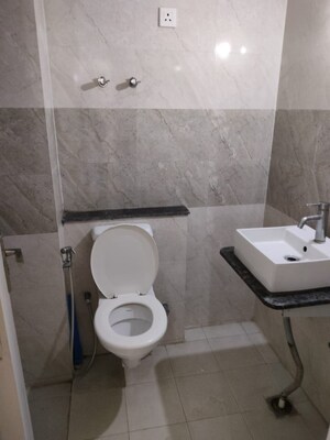 Bathroom in 3 BHK Apartment at Sushma Joynest ZRK, Ghazipur – for Rent