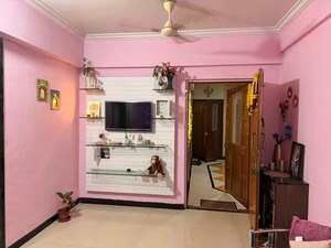 Living Room in 1 BHK Apartment at Goregaon West – for Sale