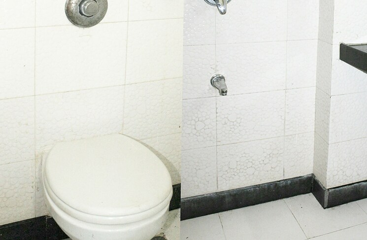 Bathroom, globe-heights 3 Bedroom 800 Sq.Ft. Apartment In Goregaon East Mumbai 9554005