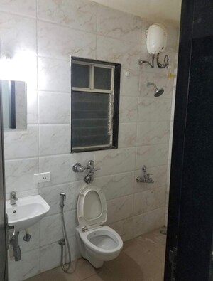 Bathroom in 3 BHK Apartment at Nyati Equatorial, Bavdhan – for Rent