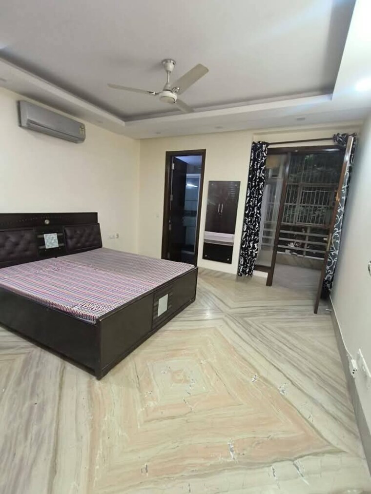 Bedroom, saket 3 Bedroom 1500 Sq.Ft. Builder Floor In Saket Delhi 9554046