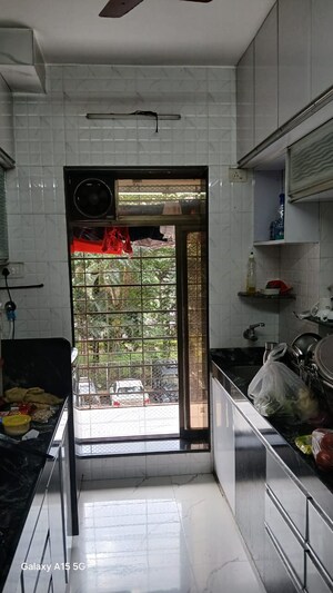 Kitchen in 2.5 BHK Apartment at Evershine Crown, Kandivali East – for Rent