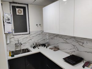 Kitchen in 1.5 BHK Builder Floor at Sector 57 – for Rent