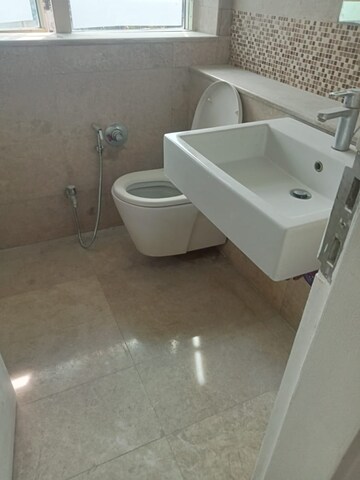 Bathroom in 4 BHK Apartment at Wadhwa TW Gardens, Kandivali East – for Rent