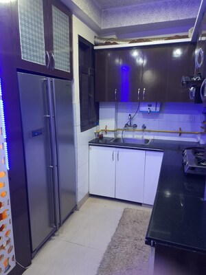 Kitchen in 2 BHK Builder Floor at Mahavir Enclave 1 – for Rent
