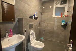 Bathroom in 2 BHK Apartment at International Airport Road – for Rent