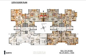 Master Plan in 4 BHK Apartment at Master Canteen Area – for Sale
