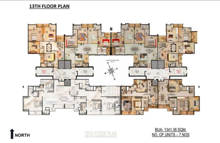 Master Plan, master canteen area 4 Bedroom 2800 Sq.Ft. Apartment In Master Canteen Area Bhubaneswar 9554115