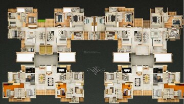 Floor Plan in 4 BHK Apartment at Master Canteen Area – for Sale