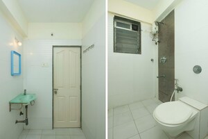 Bathroom in 2 BHK Apartment at Solitaire Star, Malad West – for Rent