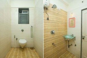 Bathroom in 2 BHK Apartment at Solitaire Star, Malad West – for Rent