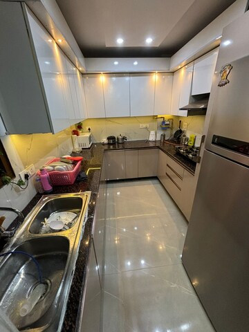 Kitchen in 4 BHK Apartment at Freedom Fighters Enclave – for Rent
