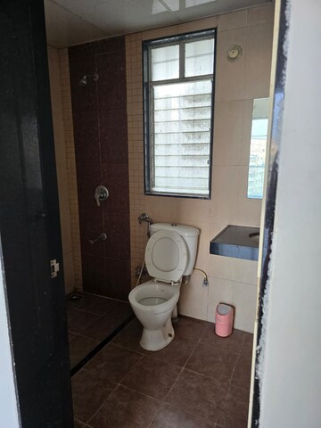 Bathroom in 2.5 BHK Apartment at Rama Celestial City, Ravet – for Rent