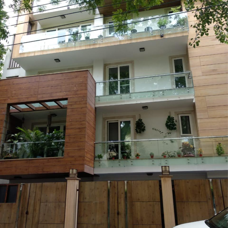 Exterior View, boutique-residential-apartments-a-10-3 4 Bedroom 400 Sq.Ft. Builder Floor In Vasant Vihar Delhi 9554604