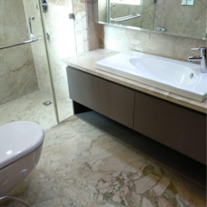Attached Bathroom in 4 BHK Builder Floor at Boutique Residential Apartments A-10 3, Vasant Vihar – for Rent