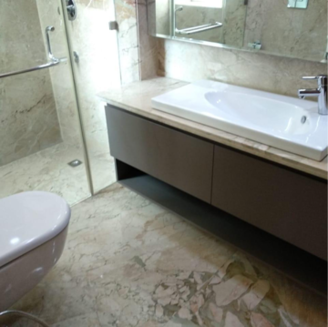 Attached Bathroom in 4 BHK Builder Floor at Boutique Residential Apartments A-10 3, Vasant Vihar – for Rent