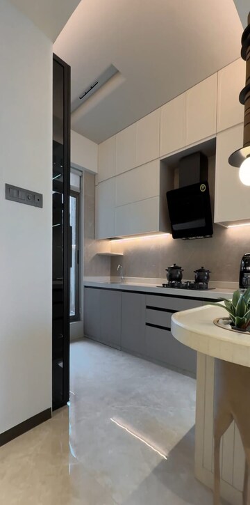 Kitchen in 3 BHK Apartment at Neelkanth Greens, Manpada – for Sale