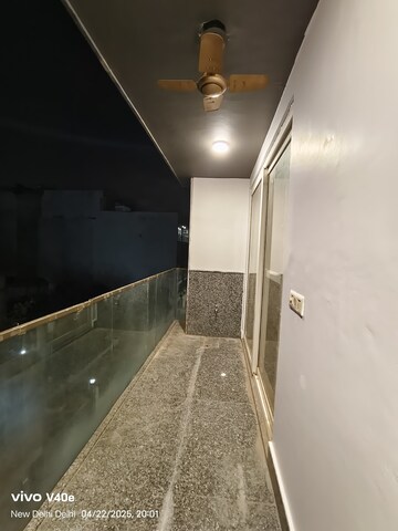Balcony in 3 BHK Builder Floor at Vasant Kunj – for Rent