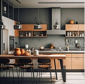 Kitchen in 3 BHK Apartment at New Alipore – for Sale