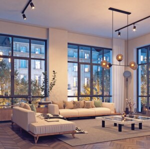 Living Room in 3 BHK Apartment at New Alipore – for Sale