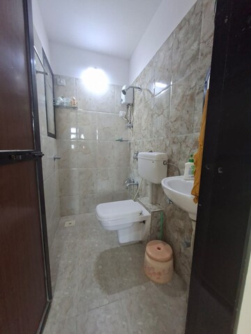 Bathroom in 1 BHK Apartment at Raunak Heights, Ghodbunder Road – for Rent