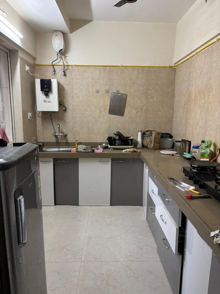 Kitchen, dosti-west-county 3 Bedroom 1300 Sq.Ft. Apartment In Balkum Pada Thane 9554359