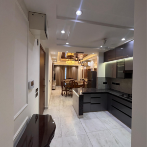 Kitchen in 3 BHK Builder Floor at Safdarjung Enclave – for Rent