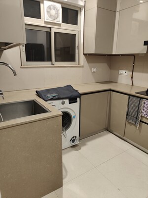 Kitchen in 2 BHK Apartment at One Hiranandani Park, Ghodbunder Road – for Rent