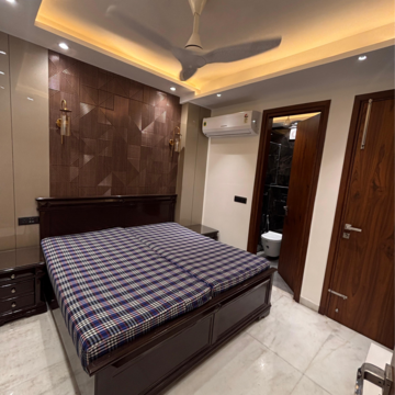 Bedroom in 3 BHK Builder Floor at Safdarjung Enclave – for Rent