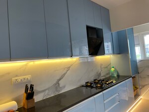 Kitchen in 3 BHK Apartment at Prestige High Fields, Gachibowli – for Sale