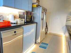 Kitchen in 3 BHK Apartment at Prestige High Fields, Gachibowli – for Sale