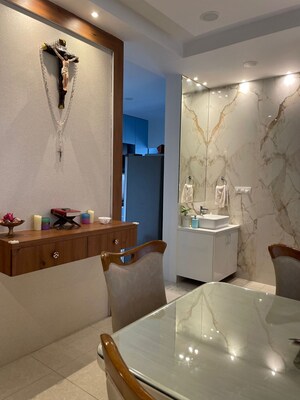 Bathroom in 3 BHK Apartment at Prestige High Fields, Gachibowli – for Sale