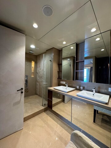 Staircase in 5 BHK Apartment at Lodha The World Towers World One Tier 2, Worli – for Rent