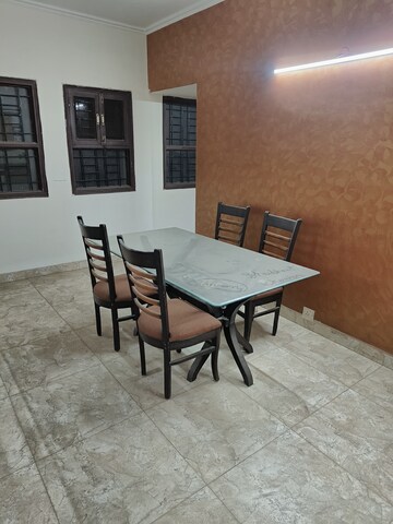 Dining area in 3 BHK Builder Floor at Unitech South City II, Sector 50 – for Rent