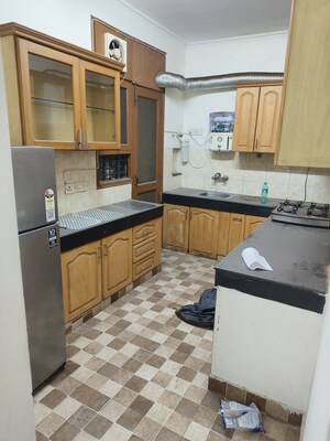 Kitchen in 3 BHK Builder Floor at Unitech South City II, Sector 50 – for Rent