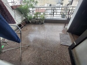 Balcony in 3 BHK Builder Floor at Gujranwala Town – for Rent