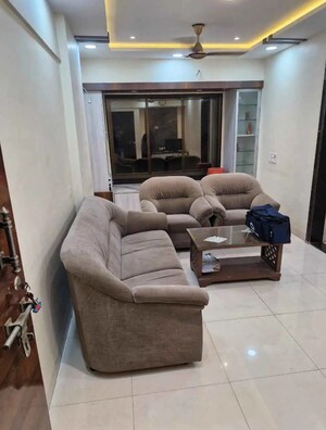 Living Room in 2 BHK Apartment at Rutu Enclave, Kasarvadavali – for Rent