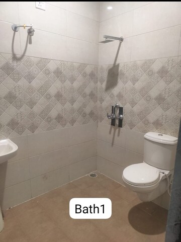 Bathroom in 3 BHK Builder Floor at Dhakoli – for Sale