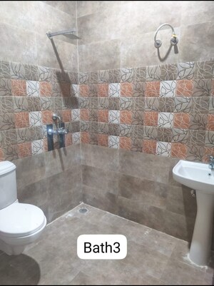 Bathroom in 3 BHK Builder Floor at Dhakoli – for Sale