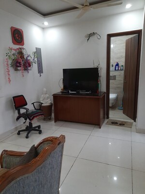 Living Room in 3 BHK Builder Floor at Motia Blue Ridge, Dhakoli – for Sale