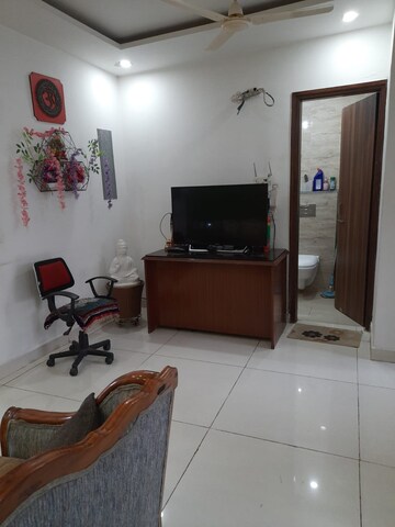 Living Room in 3 BHK Builder Floor at Motia Blue Ridge, Dhakoli – for Sale