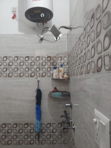 Bathroom in 2 BHK Builder Floor at Guru Nanak Enclave, Dhakoli – for Rent