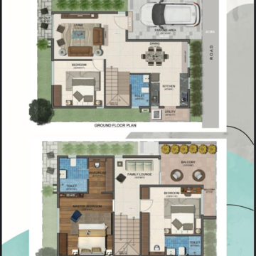 Floor Plan in 3 BHK Apartment at Geown Oasis, V Kallahalli – for Sale