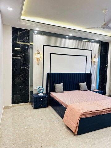 Living Room in 3 BHK Builder Floor at DLF Cyber Park, Sector 20 – for Rent