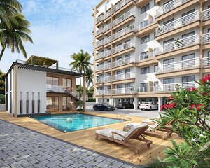 1 BHK Apartment – Exterior View View at Space India Amulyam, Pale bk - for Sale