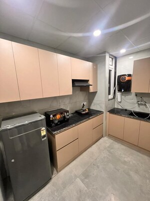 Kitchen in 3.5 BHK Builder Floor at DLF Cyber Park, Sector 20 – for Rent
